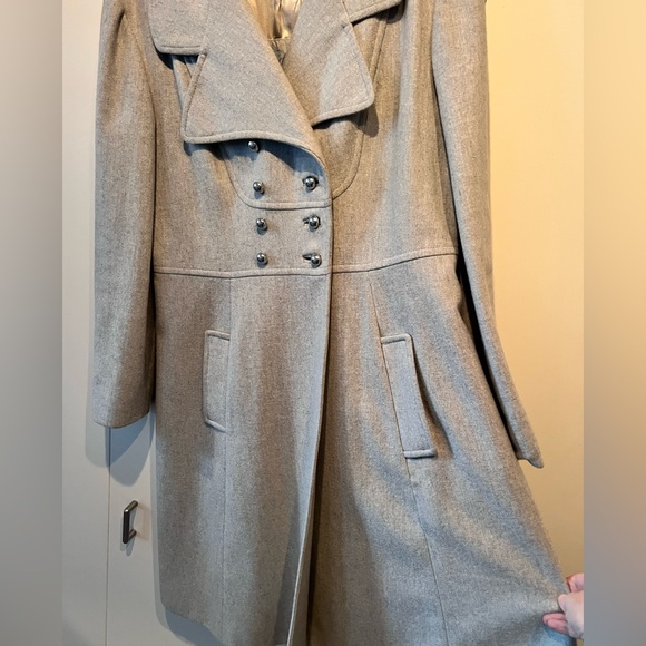 Beautiful grey wool vintage coat - Picture 3 of 12